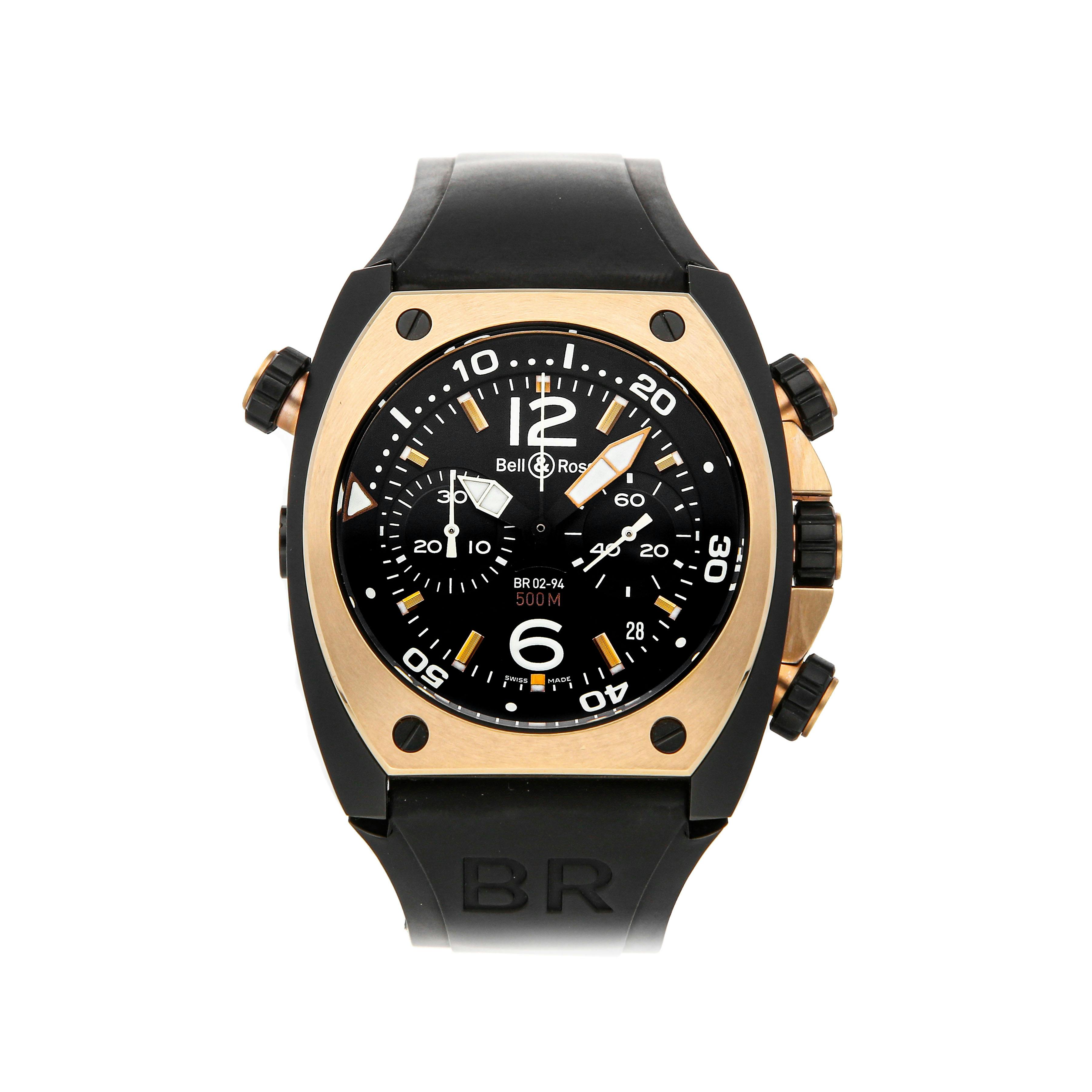 Bell Ross BR 02 94 Chronograph BR02 CHR BICOLOR WatchBox